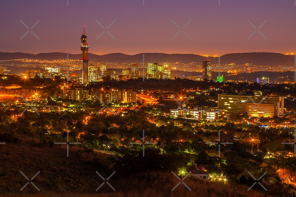 pretoria-cbd-at-night-by-rudi-venter-redbubble