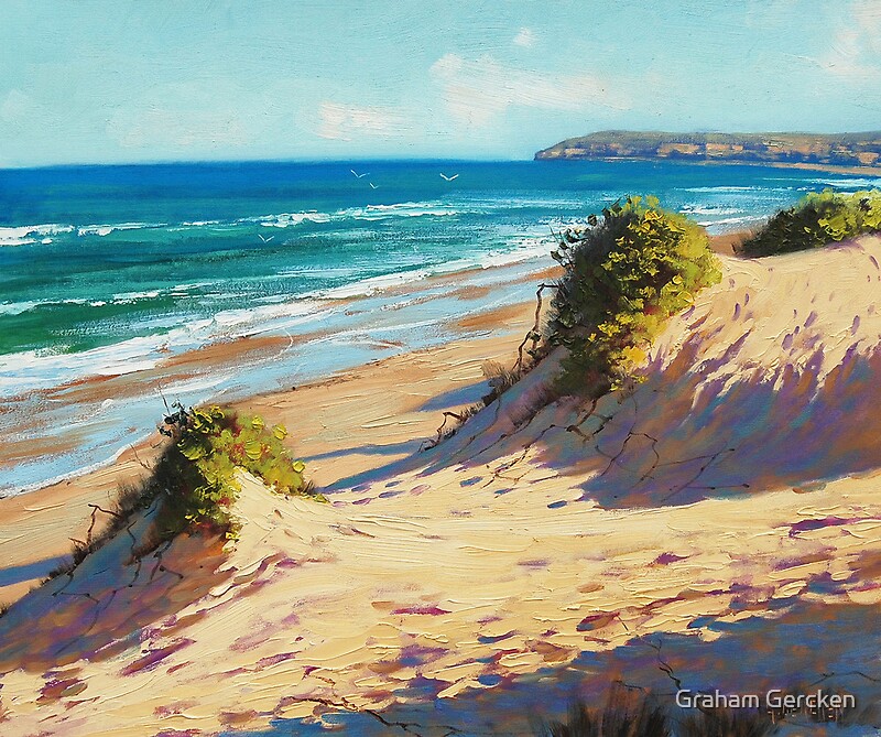 Beach And Seascape Paintings By Graham Gercken | Redbubble