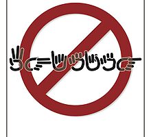 Whining prohibited. a classroom poster for ASL teachers by Ryan Walker