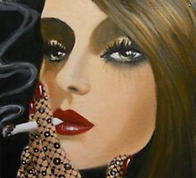 A LADY WITH A CIGARETTE by Dian Bernardo
