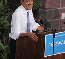 Obama Smiles by SB Sullivan