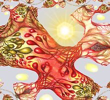 Heartsease Fractal by Helena Wilsen - Saunders