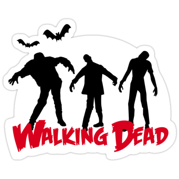 "Walking Dead" Stickers by Cheesybee Redbubble