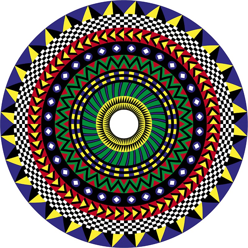 "Trippy Mandala" Stickers by dukepope | Redbubble