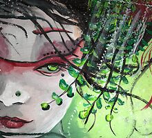 Geisha in Leaves: The Sentimental Concubine by Barbora Urbankova