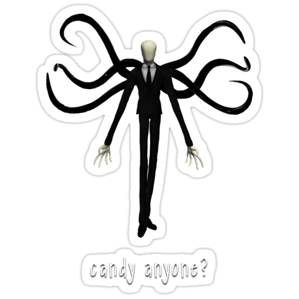   Stickers on Slender Man  The Candy Man  Stickers By Phreshdesigns   Redbubble