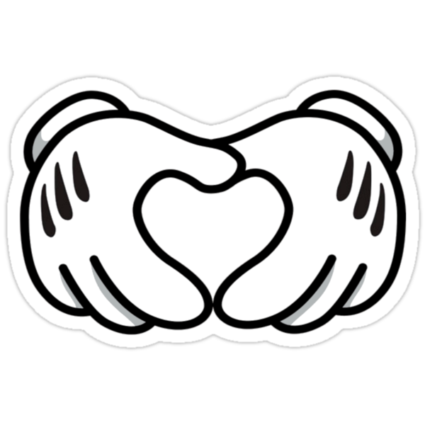 Hand Heart Stickers By Imjesuschrist Redbubble