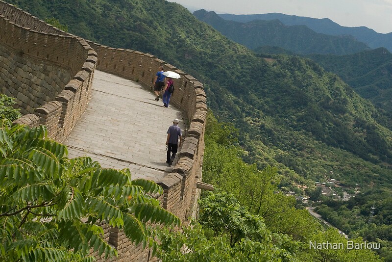 "Humpty Dumpty fell off the Great Wall" Framed Prints by Nathan Barlow