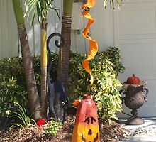 Witch hat and pumpkin by ♥⊱ B. Randi Bailey