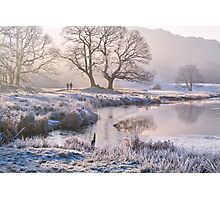 Frosty morning at the River Brathay - The Lake District Photographic Print