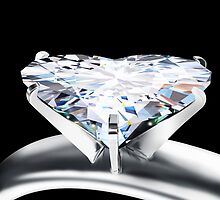 heart diamond ring by naphotos