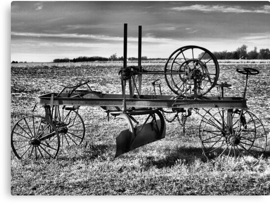 &ldquo;Horse Drawn Road Grader&rdquo; Canvas Prints by Scott Hendricks | Redbubble