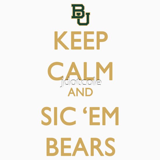 sic em bears shirt