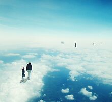 Heaven's already here above the clouds by Richard Davis