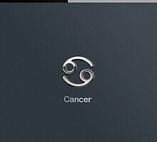 Apple Smart Phone Style with Astrology Cancer Sign | by scottorz