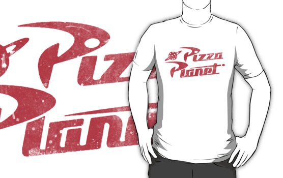 pizza planet graphic tee