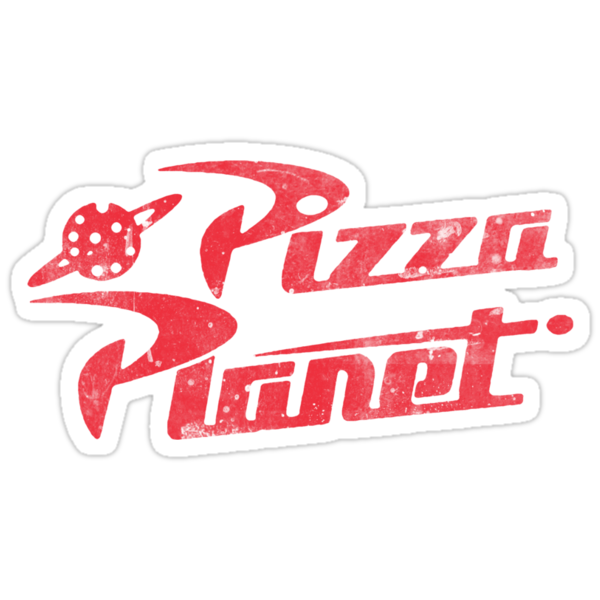 quot Pizza Planet quot Stickers by JTNC Redbubble