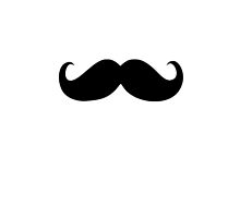 Funny Black Mustache 21 by Nhan Ngo
