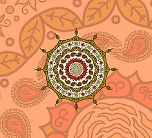 Mehndi Fantasy Gold by Valerie Hartley Bennett