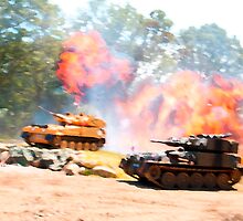 Tank battle by ccrcats