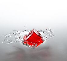 Jelly Cube Splash. by AndrewBerry