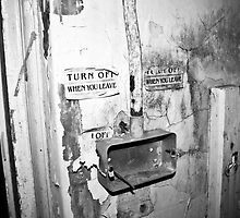 Turn light off when you leave by Tim Topping