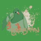 Crumbs: Birdbrain Green by Emmature