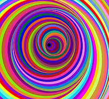 Hypnotic Psychedelic Vertigo Hole by BluedarkArt