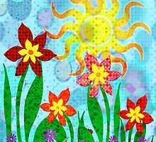 Fanciful Flowers by SRowe Art