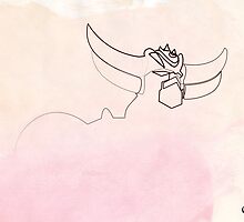 One Line Goldorak/Grendizer by quibe
