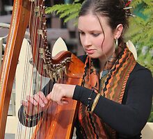 Harpist at Sheffield - beautiful Marietta #6823 by gaylene
