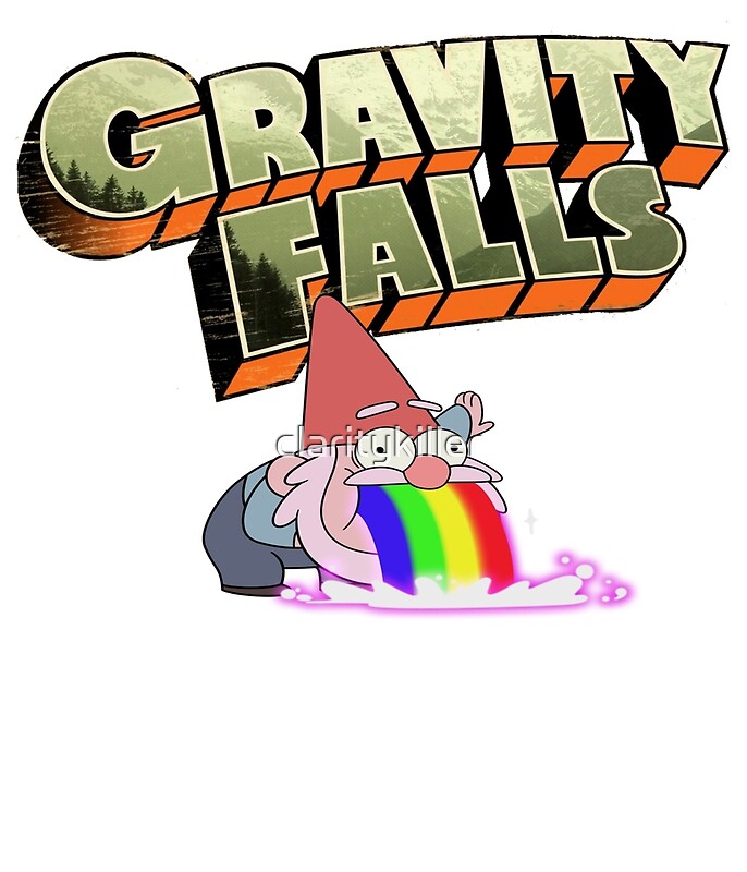 "gravity falls gnome puke" Art Prints by claritykiller | Redbubble