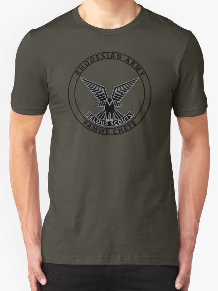 rhodesian army t shirts