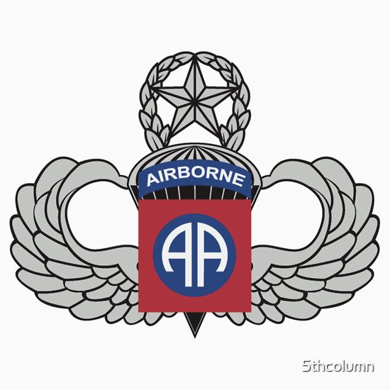 82nd Airborne Master Jump Wings Stickers By 5thcolumn Redbubble