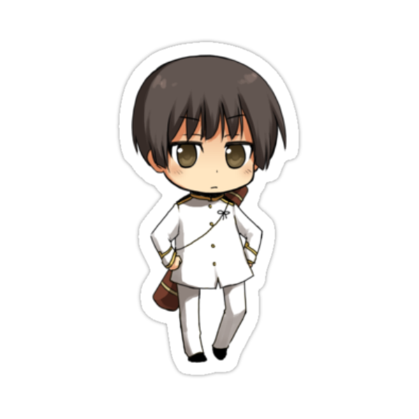 Hetalia Japan Stickers By Banafria Redbubble