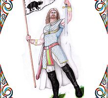Drawing of King Arthur by TheUlsterHound