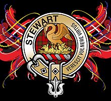 Stewart Tartan & Crest by eyemac24