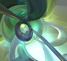 Serenity Achieved Abstract by Alexander Butler