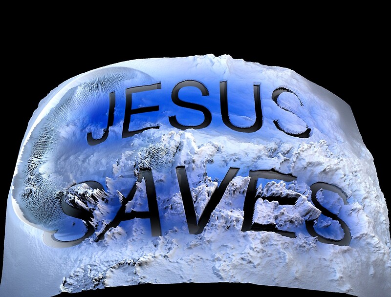 "JESUS SAVES " Posters by emanuel1951 | Redbubble