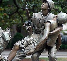 Vietman War Memorial, Raleigh NC USA by John Schneider