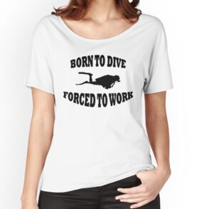 shirt dive forced relaxed born redbubble