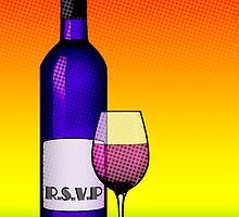 rsvp wine card by maydaze