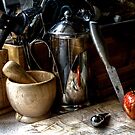 Chopping Board & Utensils by axp7884