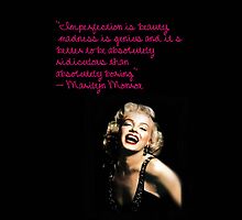 Marilyn Monroe quote iPhone case by flaaaash