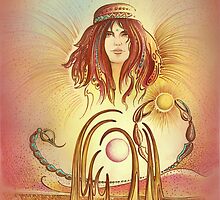 "THE SCORPIO" - Protective Angel for Zodiac Sign by Anna Ewa Miarczynska