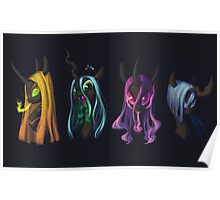 4 Queens - print Poster