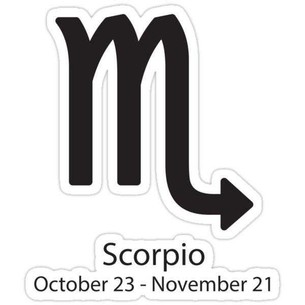 quot zodiac sign scorpio october 23 november 21 quot stickers by quot zodiac sign scorpio october 23 november 21 quot stickers by