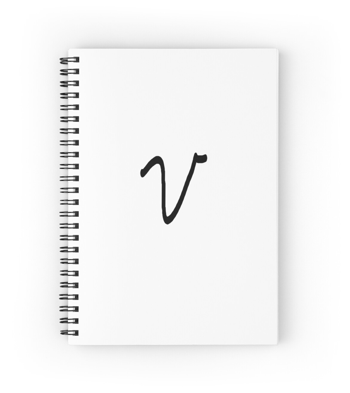 Worksheet V Cursive bts v cursive spiral notebooks by 95line redbubble redbubble