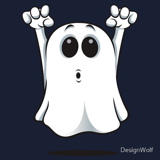 "Cartoon Ghost - Going Boo!" Kids Tees by DesignWolf | Redbubble