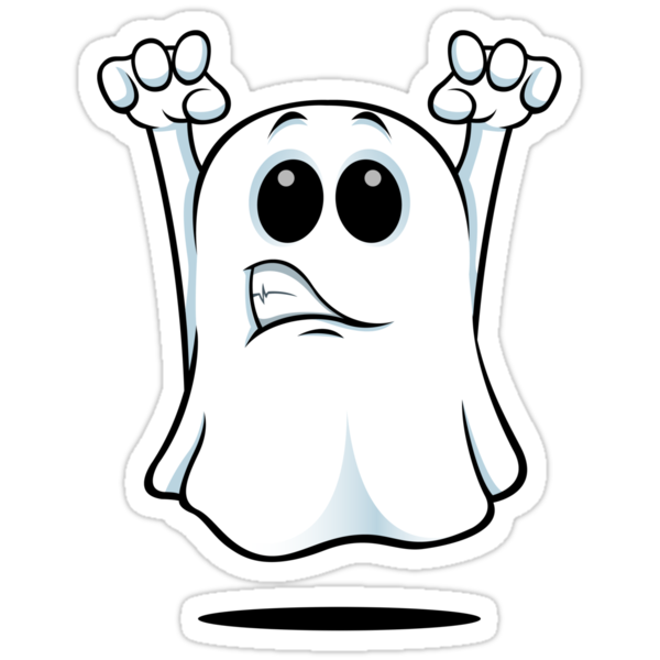Cartoon Ghost Faces Cartoon ghost - growling by